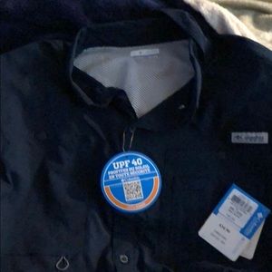 Columbia PFG short Sleeve Button Down